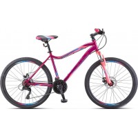 Велосипед Stels Miss-5000 D 26 р.16 2024 (фиолетовый/розовый)