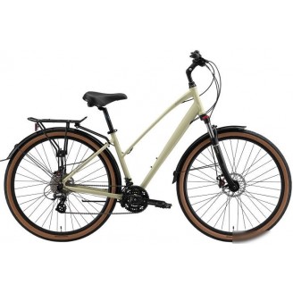 Велосипед Stark Touring 28.2 D Lady L 2025 (палевый/матовый серый)