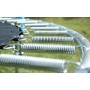 Atlas Sport 374 см - 12ft Basic (с лестницей, внешняя сетка, синий)