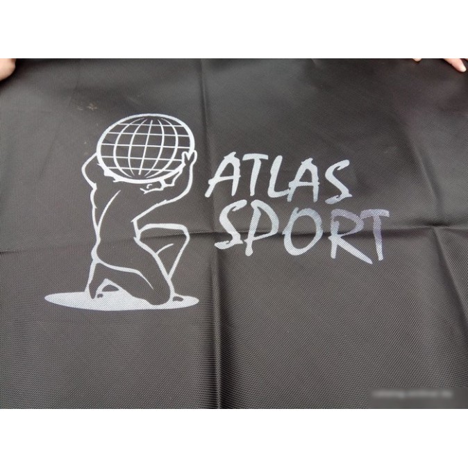 Atlas Sport 374 см - 12ft Basic (с лестницей, внешняя сетка, синий)