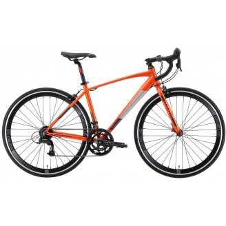 Велосипед Stark Peloton 700.1 р.20 2024 (оранжевый/черный/серый)